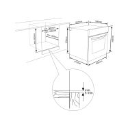 Kluge KTE1040B - vestavná trouba - 31