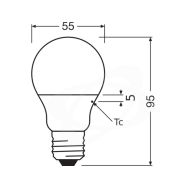 LED žárovka Osram Ledvance E27 4,9W/40W 4000K 230V A55 - 2