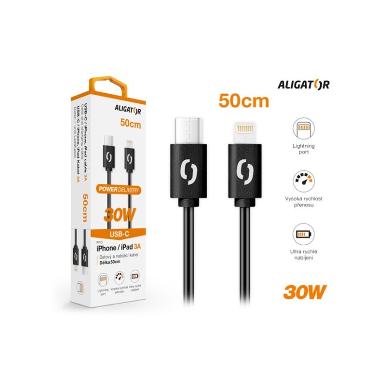 ALI DK 65W, USB-C/Light, 0,5m,3A DATKP57 - 1