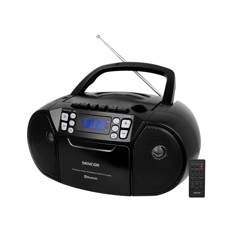 Sencor SPT 3907 B - radiomagnetofon s CD,MP3,USB,Bluetooth - 1