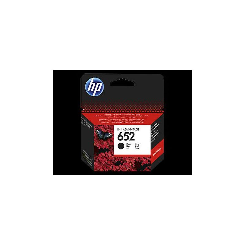 HP 652 Black, F6V25AE - 1