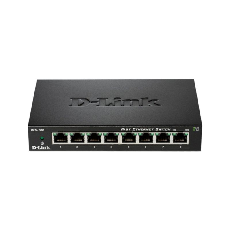 D-LINK 10/100 8-port switch (DES-108) - 1