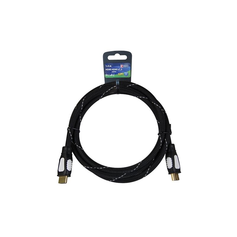 Emos SL0301 HDMI+ETHERNET 1,5M NYLON ECO - 1