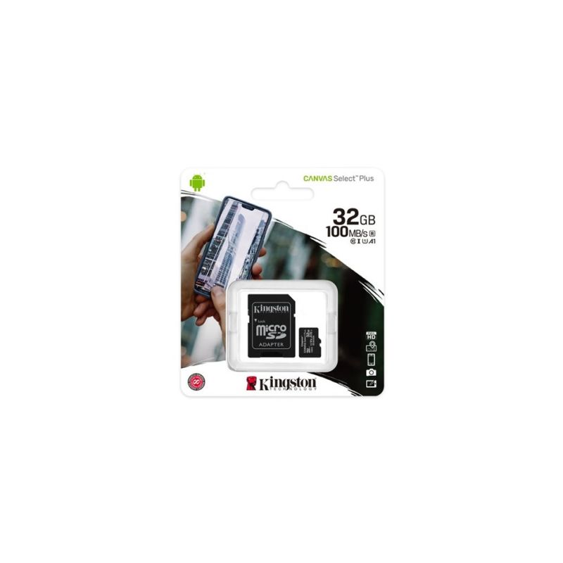 Kingston 32GB microSDHC  A1 CL10 100MB/s - 1