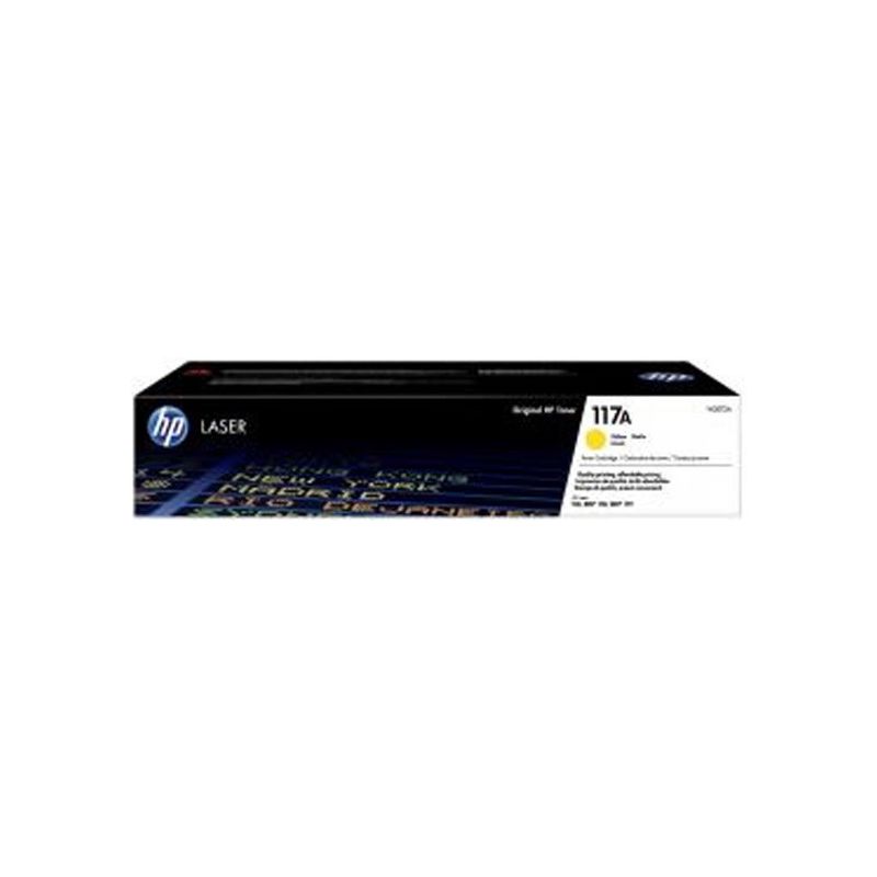 HP 117A Yelllow Laser Toner, W2072A - 1