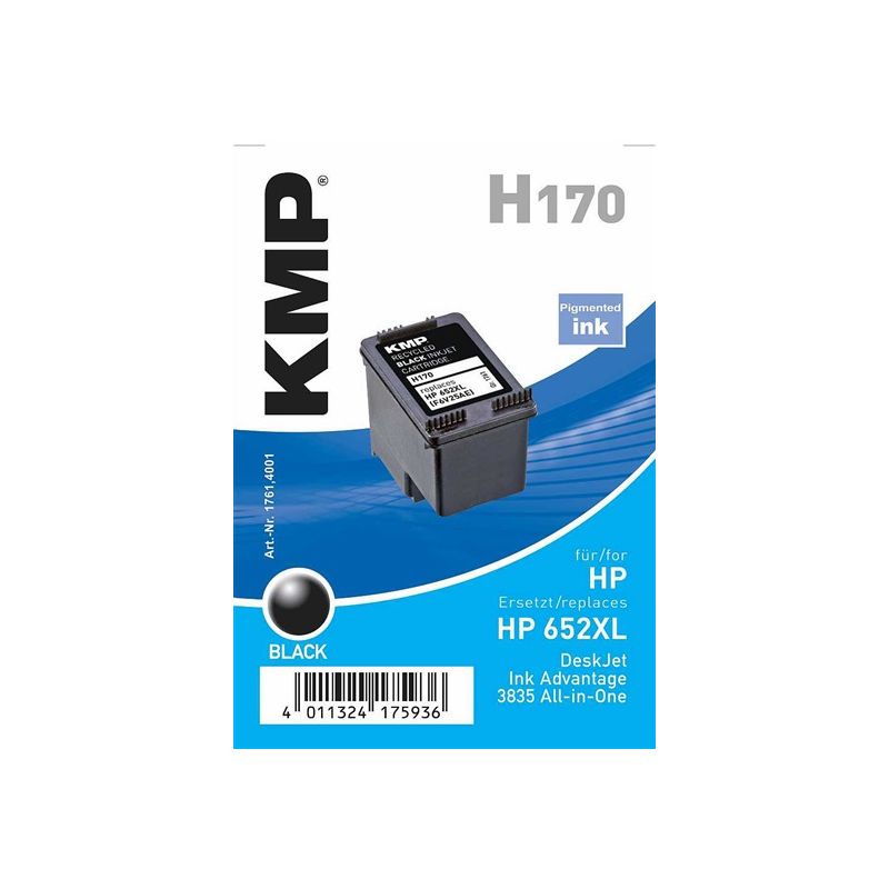 KMP H170 (HP 652 Black) - 1