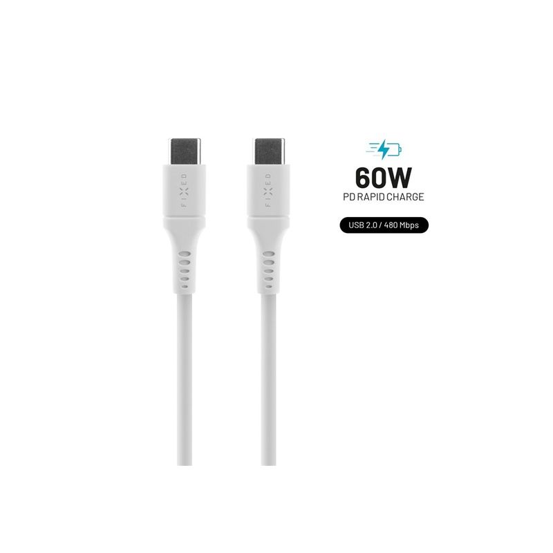 Fixed kabel USB-C/USB-C FIXDLS-CC12-WH - 1