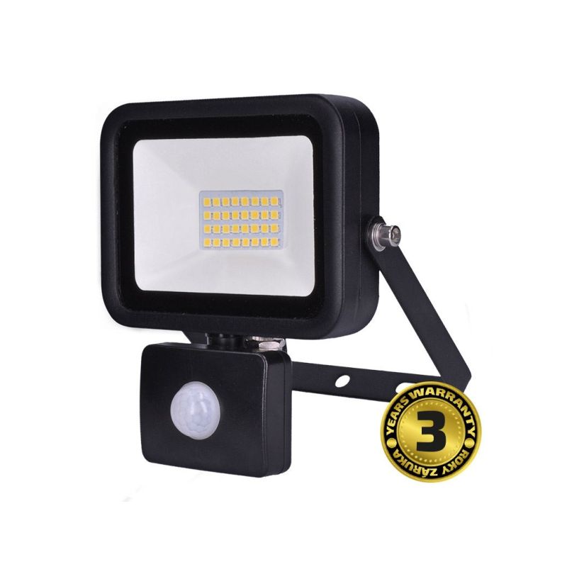 Solight LED reflektor PRO se senzorem, 30W, 2760lm, 5000K, IP44 - WM-30WS-L - 1