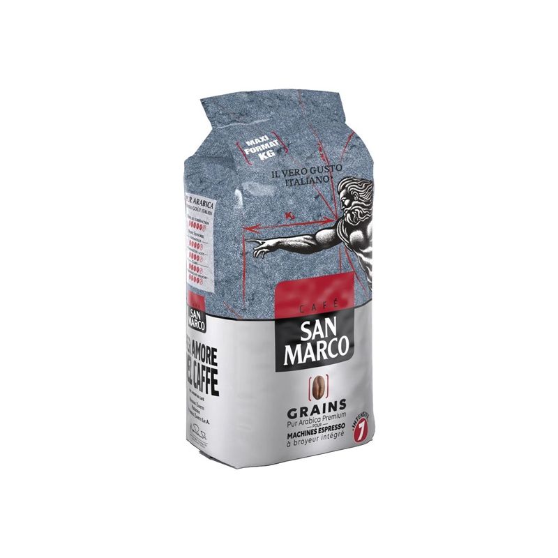 San Marco Pur Arabica Premium 1 kg zrno - 1