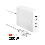 Fixed 3xUSB-C USB 200W FIXCG200-3C1A-WH - 1