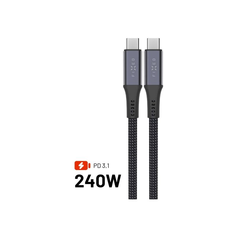 Fixed kabel USB-C/USB-C FIXDBP-CC2-GR - 1