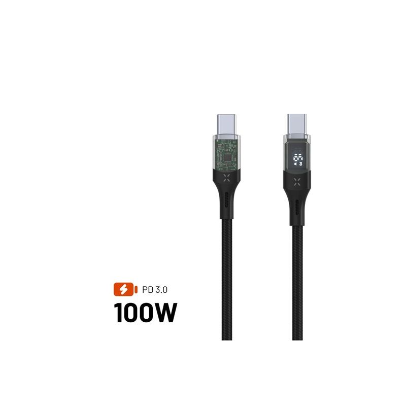 Fixed USB-C/USBC 1.2m 100W FIXDD-CC12-BK - 1