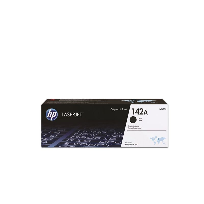 HP 142A Black Laser Toner, W1420A - 1