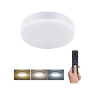 Solight LED osvětlení LECCE s dálkový ovladačem, 36W, 2160lm, 30cm, změna chromatičnosti, stmívatelné, bílá - WO798 - 1