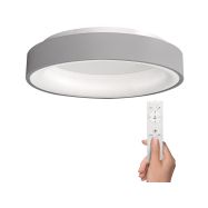 Solight LED stropní světlo kulaté Treviso, 48W, 2880lm, stmívatelné, dálkové ovládání, šedá - WO768-G - 1