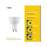 Technik LED žárovka, bodová, 5W, GU10, 2700K, 410lm, bílá  MTL-GU102700K5W - 5