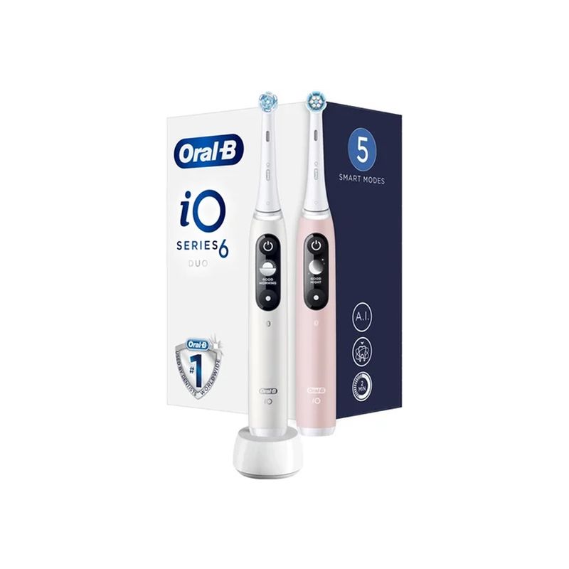 Oral-B iO6 Series Duo Pack White/Pink - 1