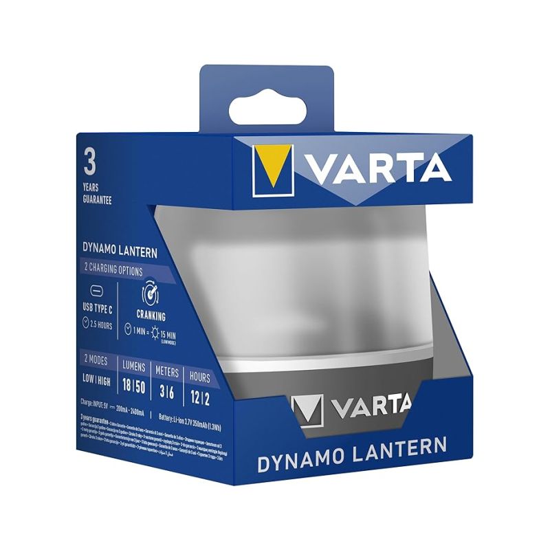 LED svítilna VARTA 17670 CAMPING dynamo L10RH - 1