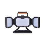 Solight LED reflektor 50W, přenosný, nabíjecí, 5000lm, oranžovo-černý - WM-50W-RE - 3