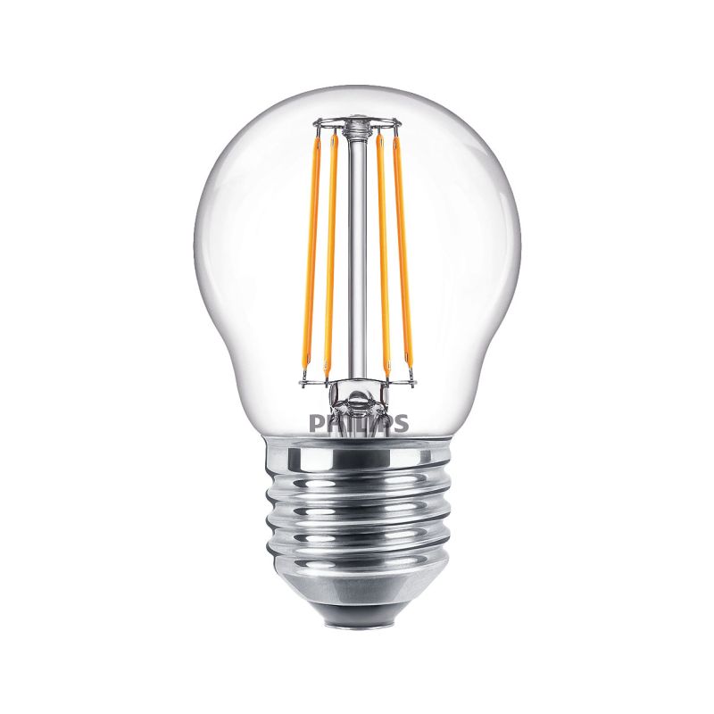 LED žárovka Philips FILAMENT Classic E27 4,3W 2700K 230V P45 CL   P347328 - 1