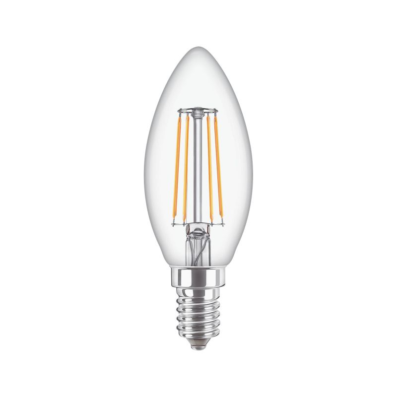 LED žárovka Philips FILAMENT Classic E14 4,3W 2700K 230V B35 CL   P347267 - 1