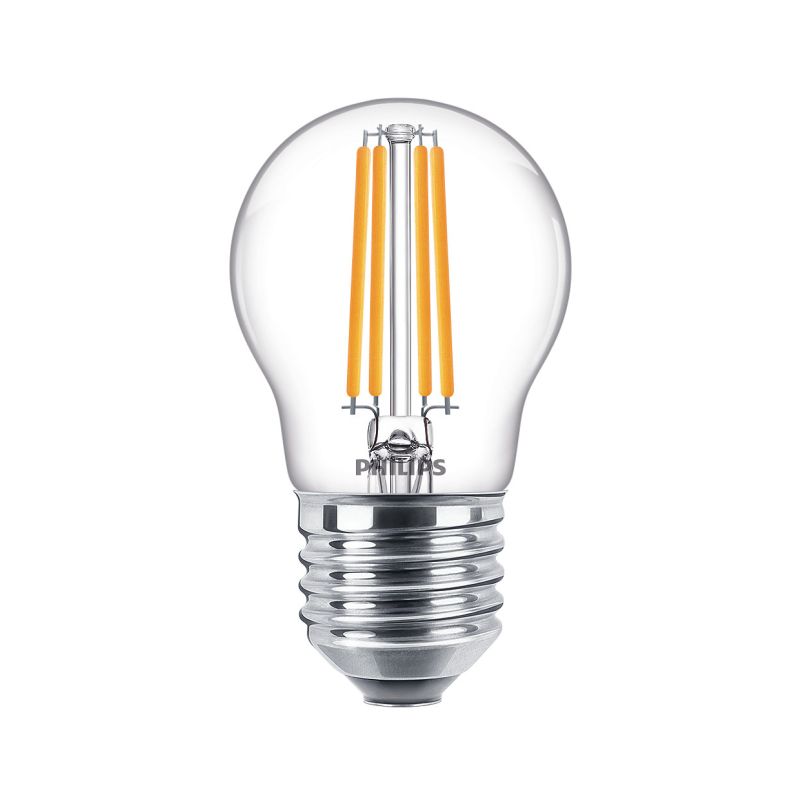 LED žárovka Philips FILAMENT Classic E27 6,5W 2700K 230V P45 CL   P347663 - 1