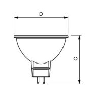 LED žárovka Philips, MR16, 4,4W, 4000K, úhel 36°  P307087 - 3