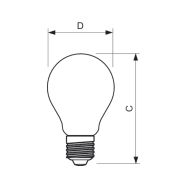 LED žárovka Philips E27 7W 2700K 230V A60 CL  P742730 - 3