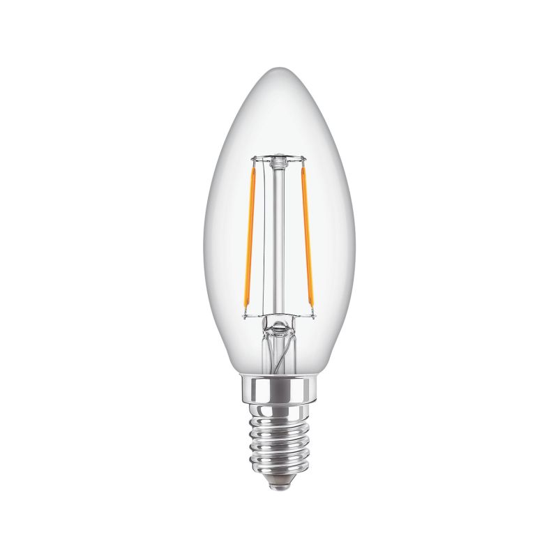 LED žárovka Philips FILAMENT Classic E14 2W 2700K 230V B35 CL G  P574072 - 1