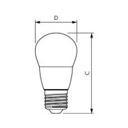 LED žárovka Philips E27 7W 2700K 230V P48 FR  P313026 - 2