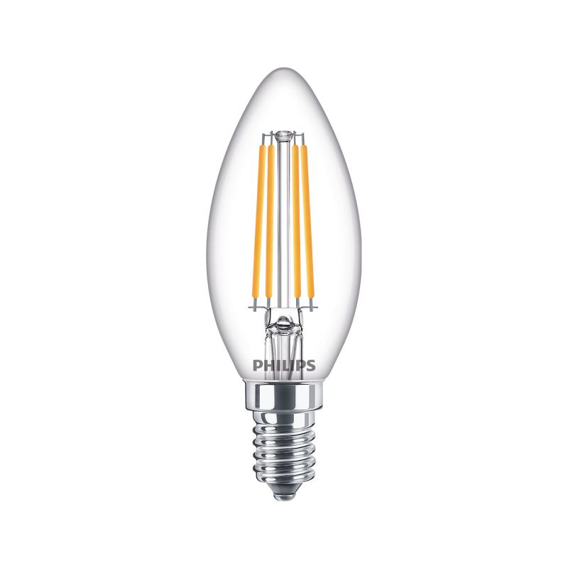 LED žárovka Philips FILAMENT Classic E14 6,5W 2700K 230V B35 CL  P347465 - 1