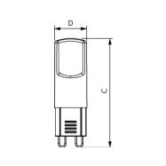 LED žárovka Philips, G9, 2W, 2700K CorePro - 2