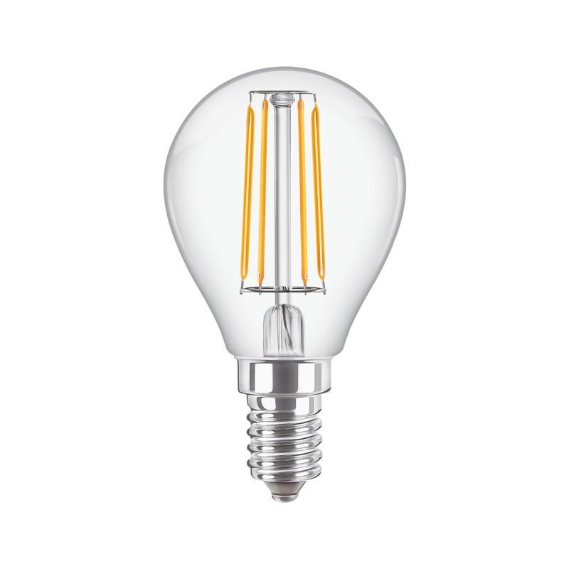 LED žárovka Philips FILAMENT Classic E14 4,3W 2700K 230V P45 CL  P347304 - 1