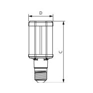 TrueForce LED Public (města/silnice – HPL/SON) -  LED-lamp/Multi-LED -  Spotřeba energie: 42 W -  Třída energetické účinnosti:… 