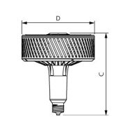 PHILIPS TForce LED HPI UN 140W E40 840 WB - 3