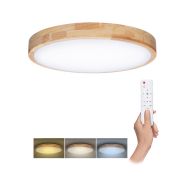 Solight LED osvětlení s dálkovým ovladačem Solid Oak, 48W, 3360lm, 39cm, změna chromatičnosti, stmívatelné - WO8009 - 1