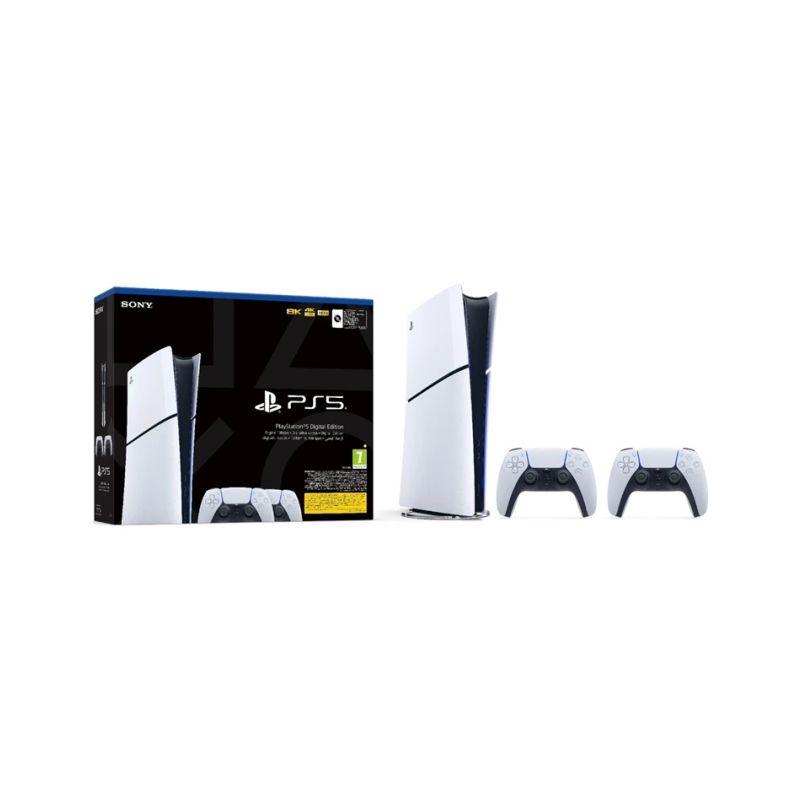 PS5 - PlayStation 5 Digital D + DS white - 1