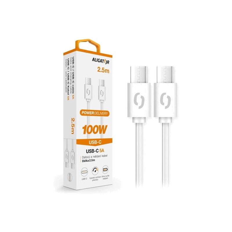 DK ALI 100W USB-C/USB-C 5A, 2,5m DATKP53 - 1