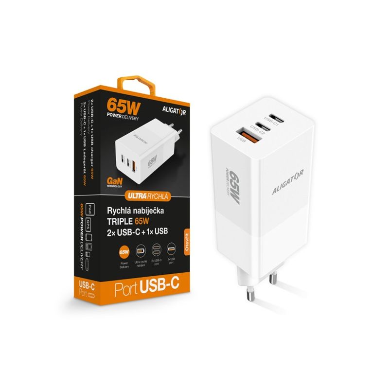 ALI Síť Nab.65W, 2xUSB-C + USB CHPD0026 - 1