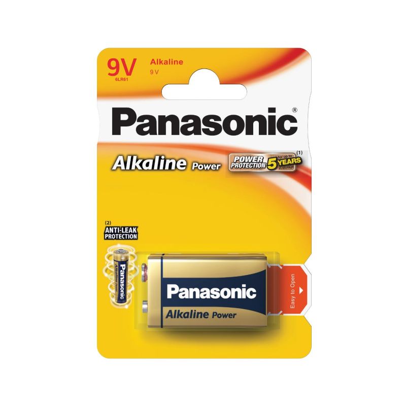 Panasonic 6LR61APB/1BP-alkalická baterie 9V - 1