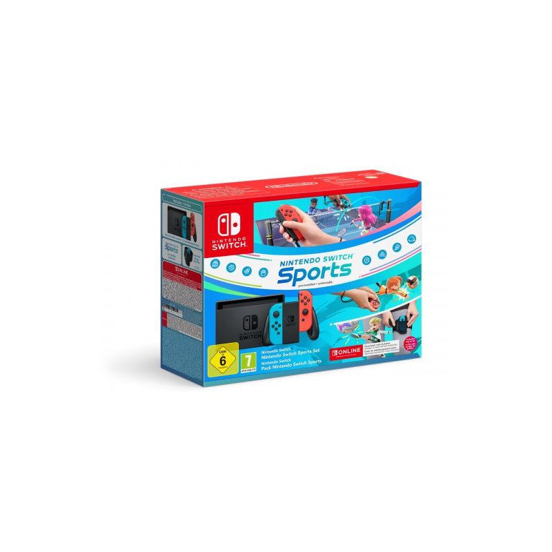 Nintendo Switch Neon + Switch Sports - 1