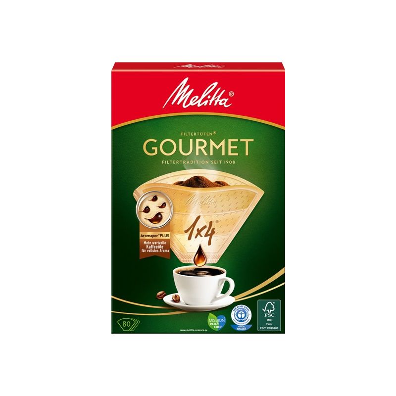 Melitta Kávové filtry Gourmet 1x4/80ks - 1