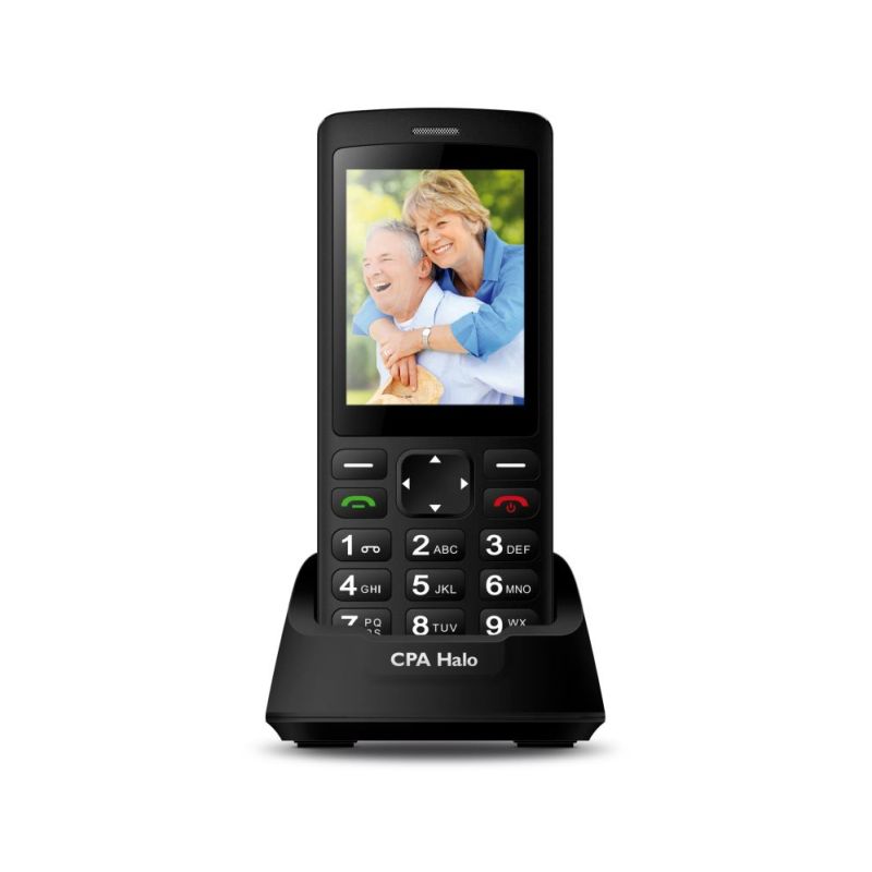 CPA Halo Plus černý - GSM tlačítkový telefon - 1