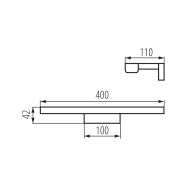 Přisazené svítidlo ASTEN LED IP44 8W-NW   X266804 - 4