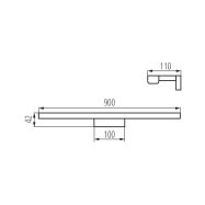 ASTEN LED IP44 15W-NW   Přisazené svítidlo LED - 2