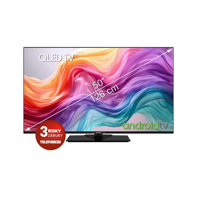 Telefunken 50TLFQA9690 - UHD QLED televizor 50" android - 1